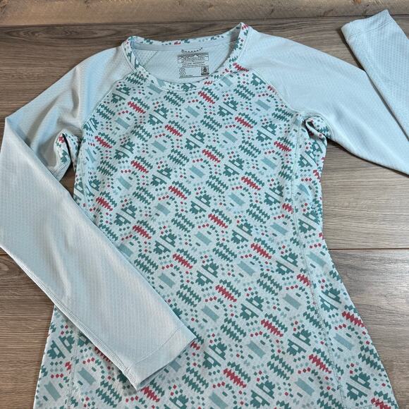 Patagonia Capilene Performance Baselayer Shirt Size S Long Sleeve Aztec Outdoor - Picture 6 of 15
